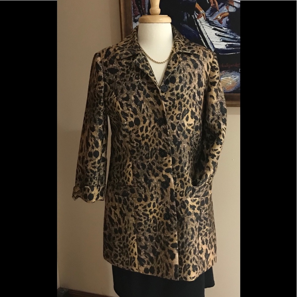 Leopard Print Coat.